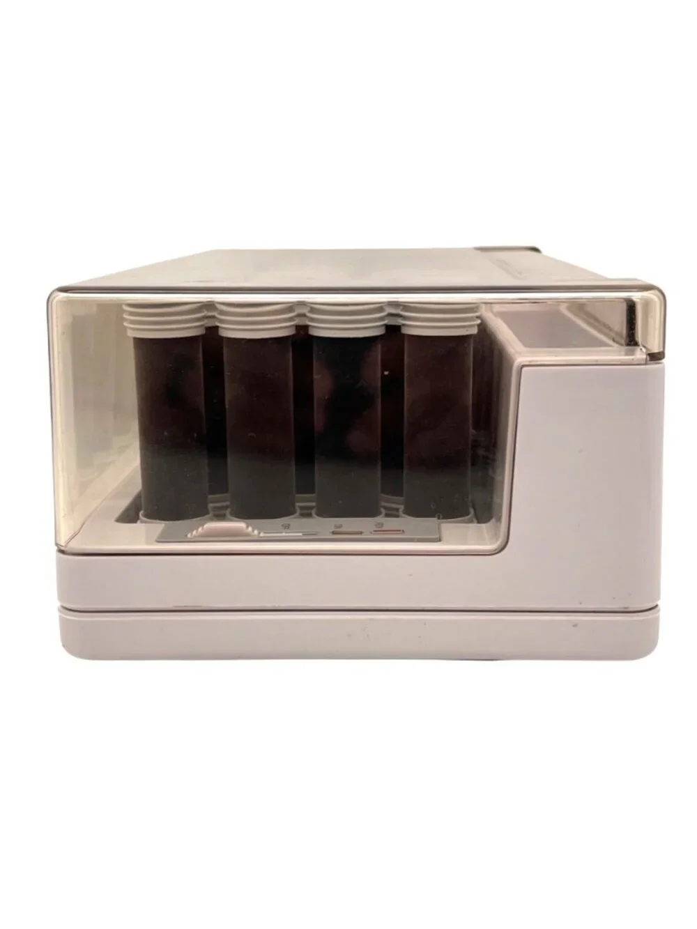 Norelco Satin 24 Hairsetter 24 Velvet Hair Rollers & Clips Compact Heated Set